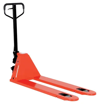 Vestil PM4-2048-LP-6PKG pallet jack shown from an alternate angle