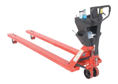 Vestil PM4-2796-UP-002 pallet jack shown from an alternate angle