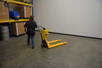 Vestil PM5-2748-Y-UP-001 Steel Plastic Pallet Truck 9