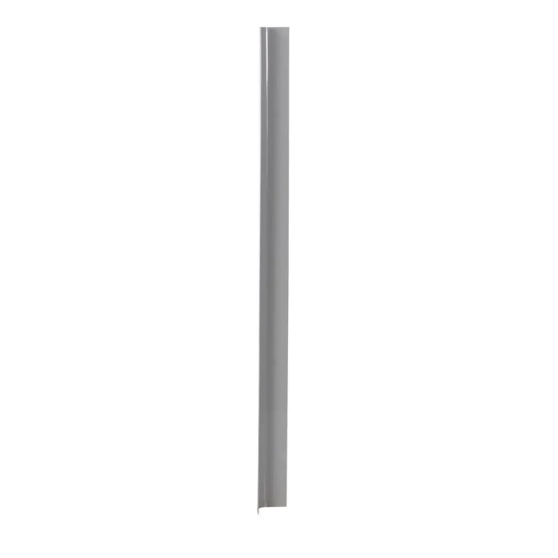 Vestil PVC-48R-GY PVC Plastic Round Corner Guard 90 Degree Rounded