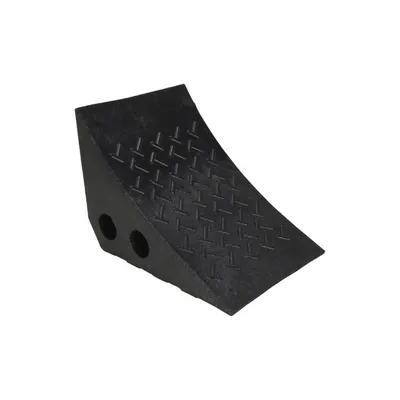 Vestil PWC-BK Recycled Polypropylene Plastic Wheel Chock