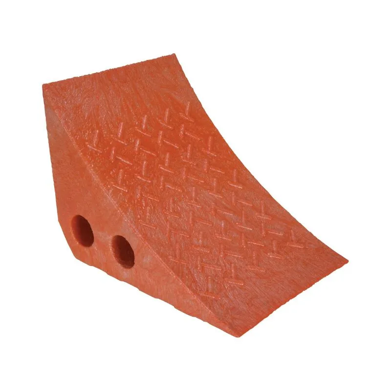 Vestil PWC-OR Recycled Polypropylene Plastic Wheel Chock