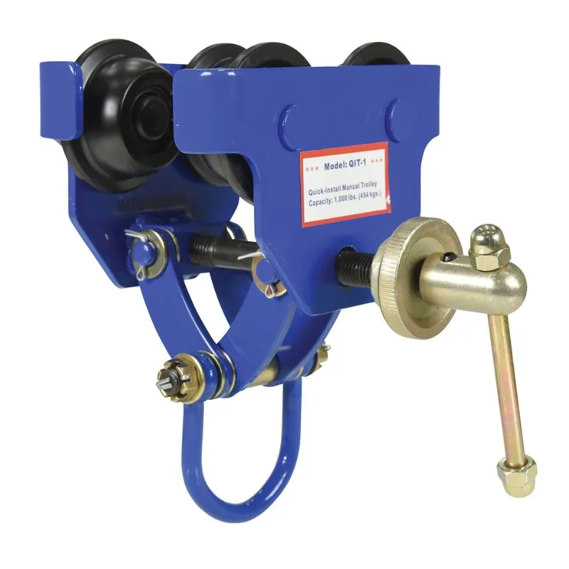 Vestil QIT-1 Steel Quick Install Manual Trolley