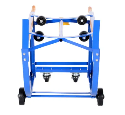 Vestil RDC-1000-5PO Steel Rotating Drum Cart with Polyolefin Wheels 2