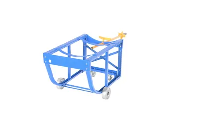 Vestil RDC-60-5-SS Steel Economy Rotating Drum Cart with Steel Wheels 6