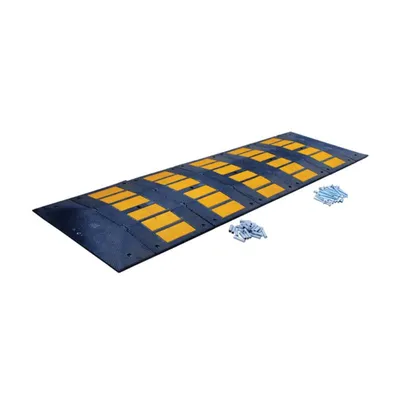 Vestil RSH-120-36-C Rubber Speed Hump Concrete Hardware