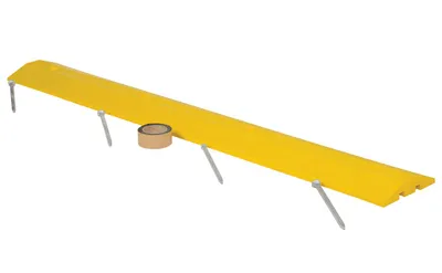 Vestil SBA-36 Plastic Speed Bump Asphalt Hardware 1