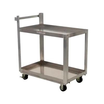 Vestil SCA2-2236 Aluminum Service Cart 2 Shelves