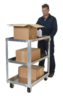 Vestil SCA3-2236 utility cart shown from an alternate angle