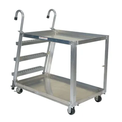 Vestil SPA2-2840 Aluminum Stock Picker with Steel Ladder