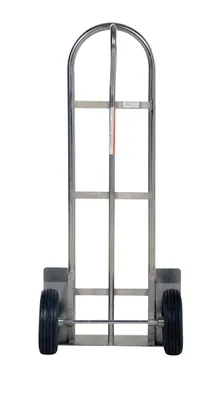 Vestil SPHT-500-HD-SS Stainless Steel Heavy Duty P-Handle Truck with Pneumatic Wheels 2