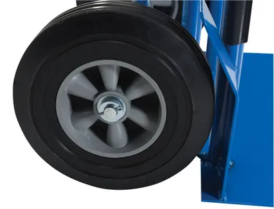 Vestil SPHT-500S-HD-HR Steel Heavy Duty P-Handle Truck with Hard Rubber Wheels 4
