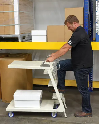 Vestil SPS2-2041-C utility cart shown from an alternate angle