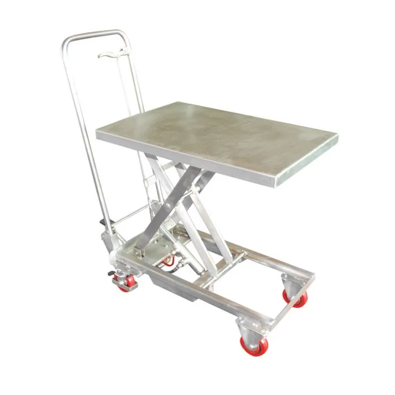 Vestil SSSC-200 304 Stainless Steel Scissor Cart 200 Lb. Capacity