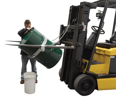 Vestil TDR-55 drum handling equipment shown from an alternate angle
