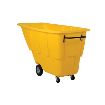 Vestil TDT-100-LD-YELLOW Plastic Light Duty Tilt Truck
