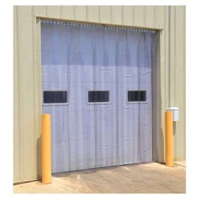 Vestil TG-1600-S-H-108-120 PVC Vinyl Strip Door 1