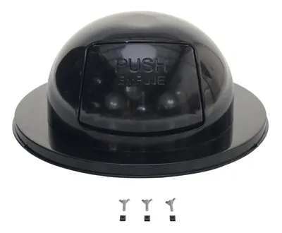 Vestil TRASH-TOP-BK-3PK Steel Waste Disposal Top 2