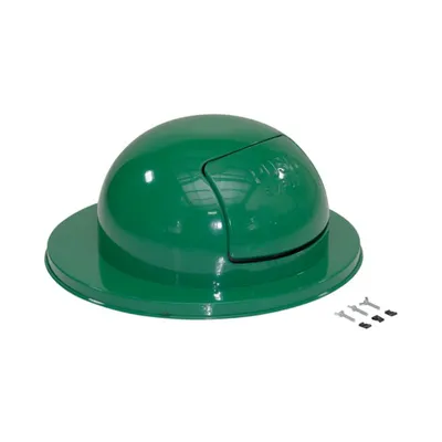 Vestil TRASH-TOP-GN-3PK Steel Waste Disposal Top