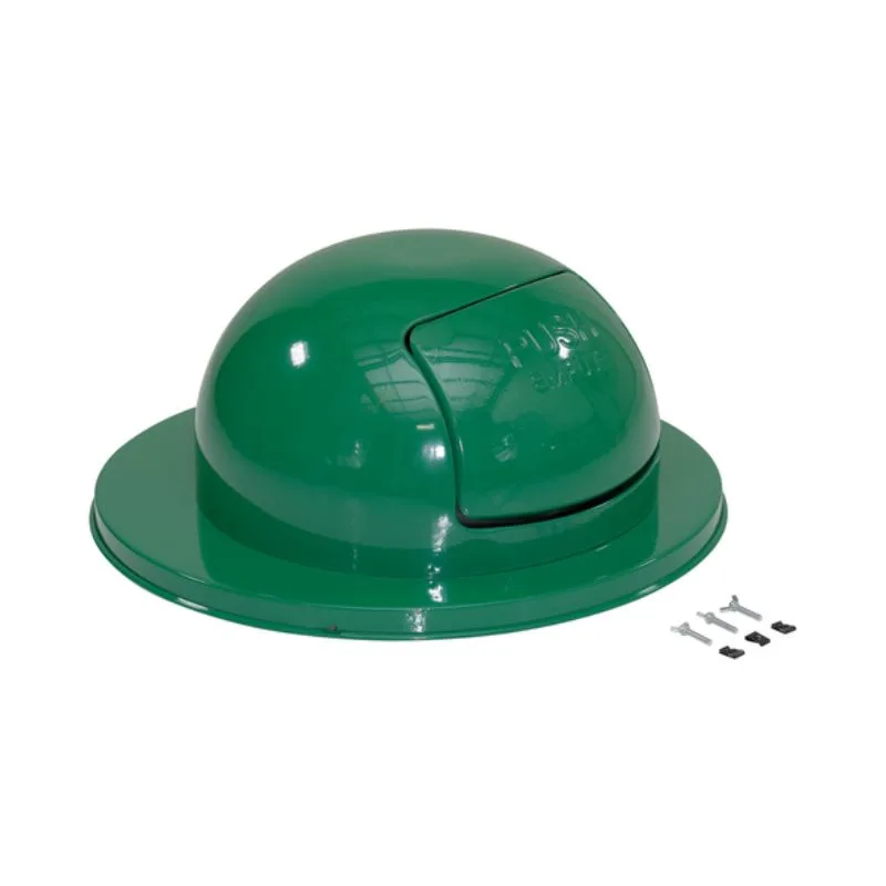 Vestil TRASH-TOP-GN-3PK Steel Waste Disposal Top