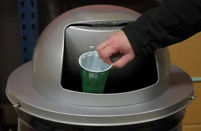 Vestil TRASH-TOP-ZGY Steel Waste Disposal Top 3