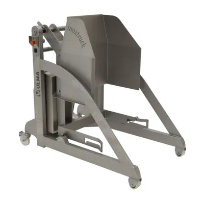 Vestil ULM-PBT-BTC-10 304L Stainless Steel DC Powered Bin Dumper