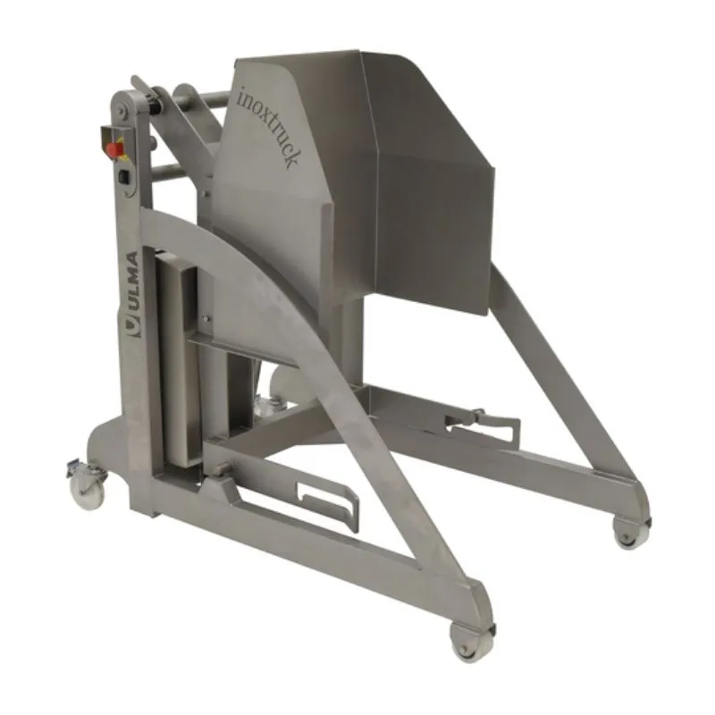 Vestil ULM-PBT-BTC-10 304L Stainless Steel DC Powered Bin Dumper