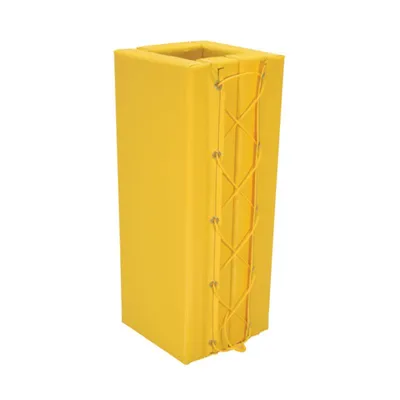 Vestil V-PAD-S-35-Y Vinyl Column Protective Pad Square