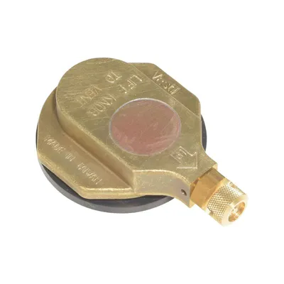 Vestil VENT-H Brass Horizontal Drum Vent Fits 30 &amp; 55 Gallon Drum Capacity