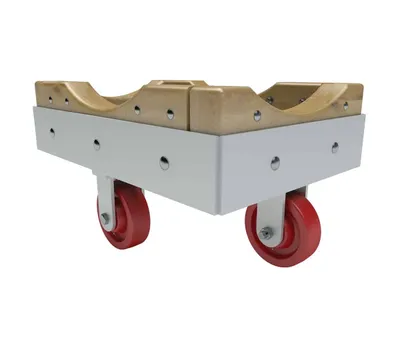 Vestil VHDD-2436-M Hardwood/Steel Dolly with Metal Wheels