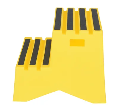 Vestil VST-2-Y Polyethylene 2-Step Step Stool 2
