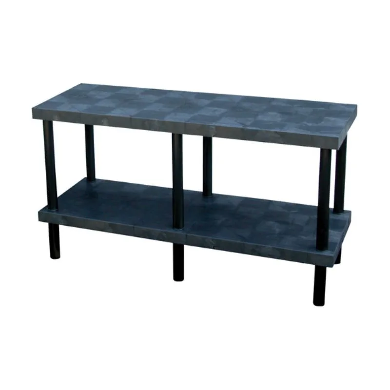 Vestil WBT-S-6624 High-Density Polyethylene Solid Work Bench Table