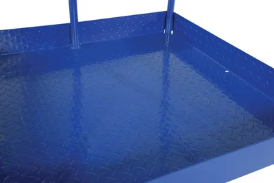 Vestil WP-3636-CA-84B Steel Work Platform With Poly Casters 9