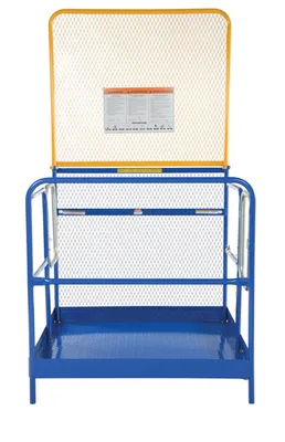 Vestil WP-4848-84B-DD Steel Work Platform With 2 Door Entry 2
