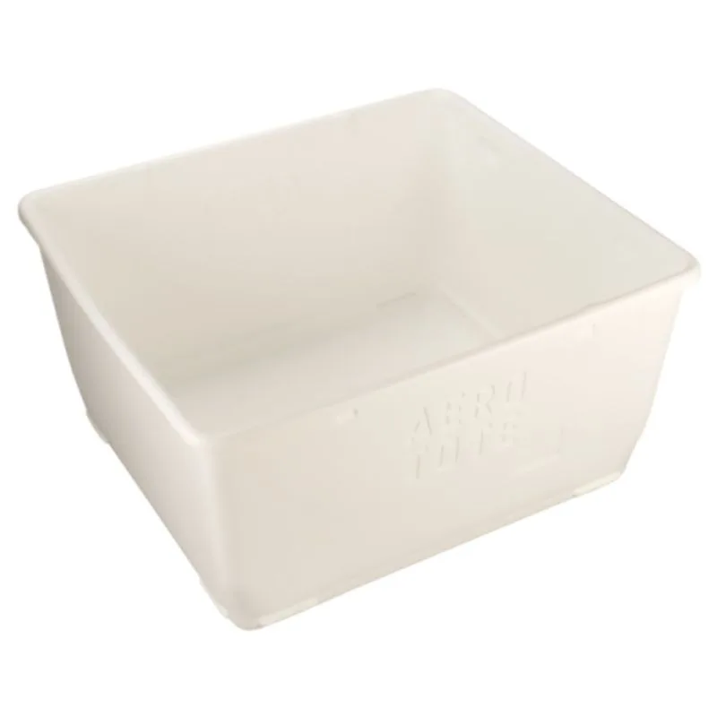 Vikan 6925 Aero Tote Tub w/ Drain Plug 40.7 Inch White