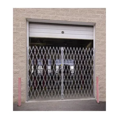 Vestil VPFG-880 Galvanized Steel Double Fold Scissor Gate