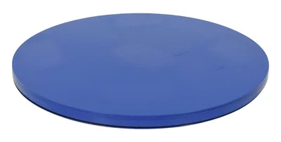 Vestil Steel 60 In. Carousel, 2K Capacity, Round Smooth Top Plate Blue