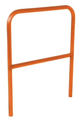Vestil Aluminum Pipe Safety Railing 36 In. Length Orange