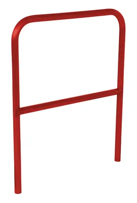 Vestil Aluminum Pipe Safety Railing 36 In. Length Red