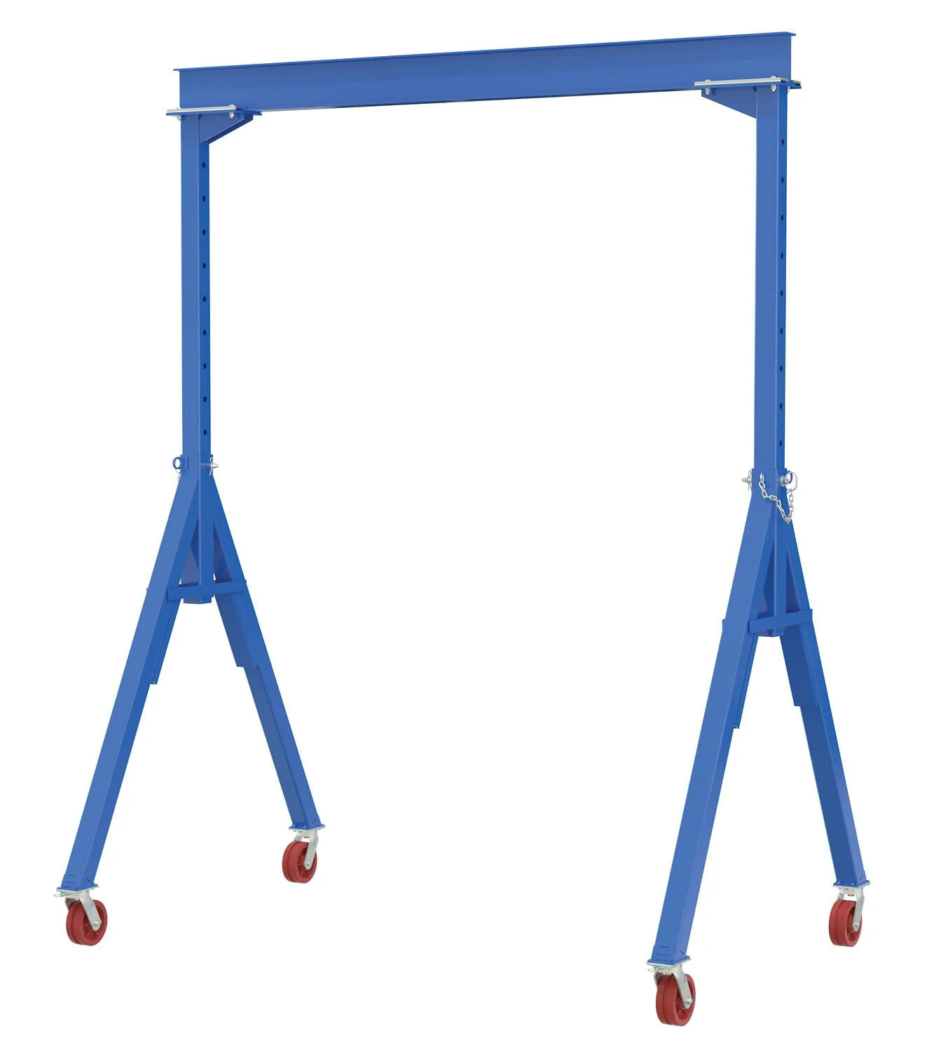 Vestil AHS-6-15-7-VG adjustable steel gantry cranes with v-groove caster