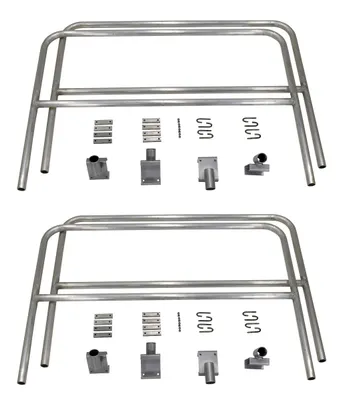 Vestil AWR-HR-14-RF aluminum walk ramp shown from an alternate angle