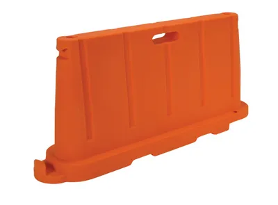 Vestil BCD-7636-OR stackable poly barricade
