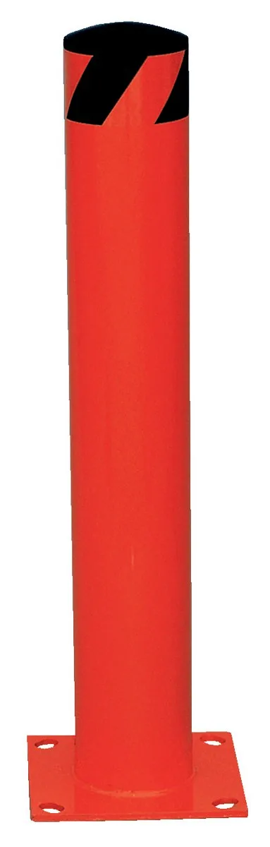 Vestil BOL-36-5.5-RED steel pipe safety bollard