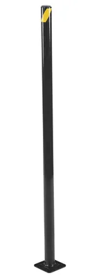 Vestil Steel Pipe Safety Bollard 42 In. x 1-3/4 In. Black