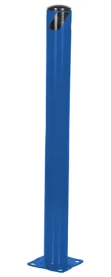 Vestil Steel Pipe Safety Bollard 42 In. x 4-1/2 In. Blue