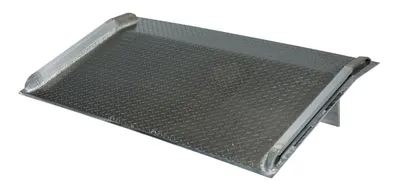 Vestil Aluminum Truck Dock Board 78 In. x 42 In. 11000 Lb. Capacity Silver