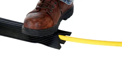 Vestil C-75-12 long extruded rubber cord protector shown from an alternate angle