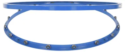 Vestil CA-48-2 steel manual carousel shown from an alternate angle