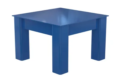 Vestil Factory Installed Steel Elevated Bases for Carousels 18 In. x 12 In. 2000 Lb. Capacity Blue