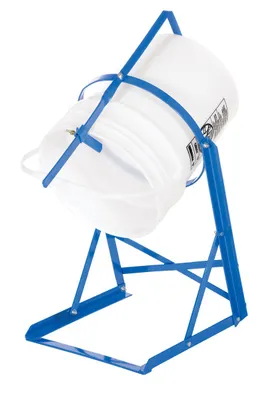 Vestil CAN-A manual pail tipper shown from an alternate angle